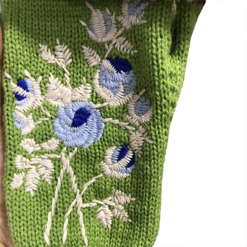 Găng Tay Đan Len Thủ Công Mini 2x19cm