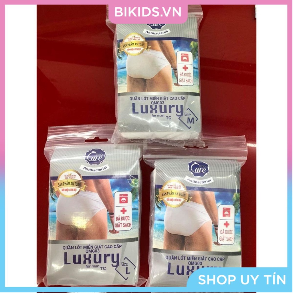 Quần Lót Giấy Miễn Giặt TC Luxury Cho Nam Size M-L-XL (5 Cái)