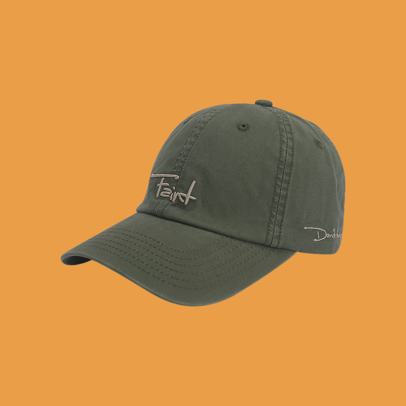 Nón Lưỡi Trai LINJW Cotton Thêu Họa Tiết Cá Tính Dành Cho Nam Và Nữ 2020