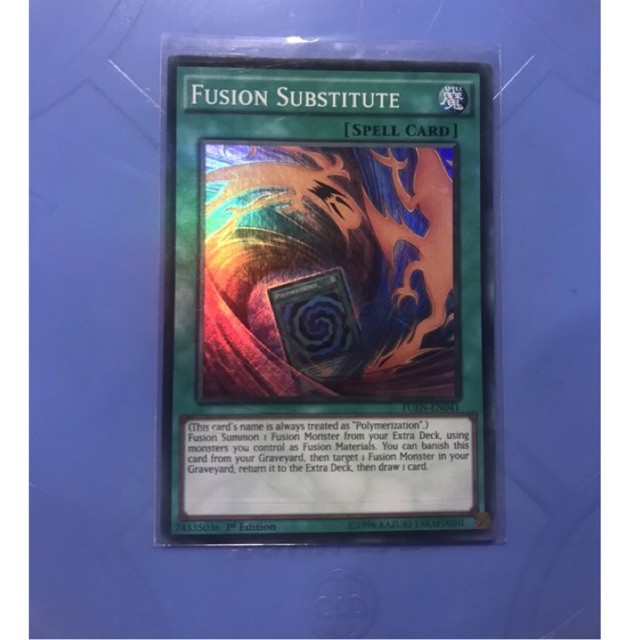 Fusion Substitute (FUEN-EN041) - Một spell card tương tự Polymerization