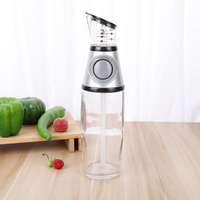 Chai, lọ, bình thuỷ tinh đựng dầu ăn 500ml tiện lợi