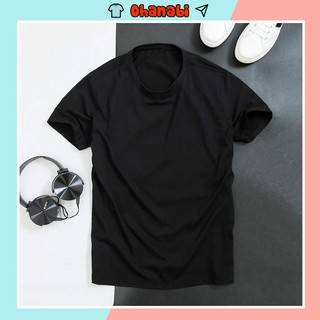 Áo thun nam nữ trắng đen trơn tay ngắn cổ tròn rẻ đẹp cao cấp OHAHA AT00