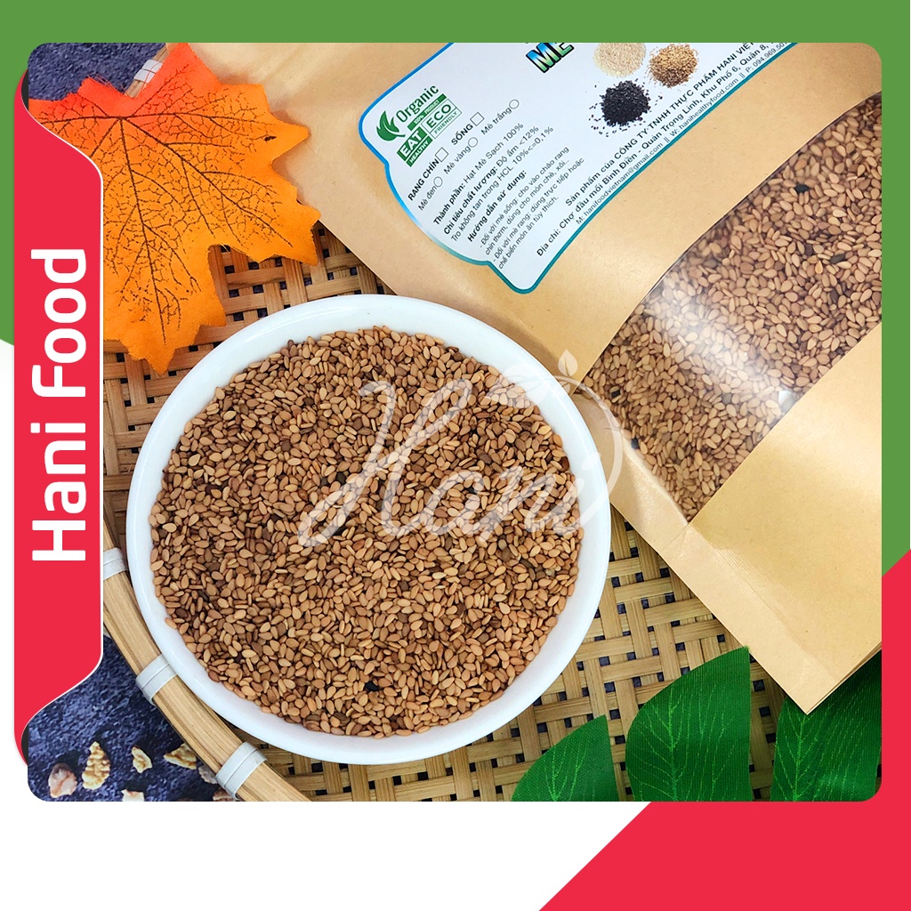 500g Mè Vàng (Vừng Vàng) Giống Thuần Chủng Sạch Ngon, Nấu Sữa, Làm Bánh, Nấu Chè 🌽 Kho sỉ dinh dưỡng HANI Food