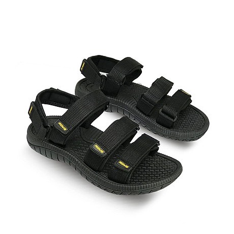 Giày Sandal Nam ROVA 3 quai ngang đế cao 3cm 3 quai ngang có thể tháo quai sau làm dép