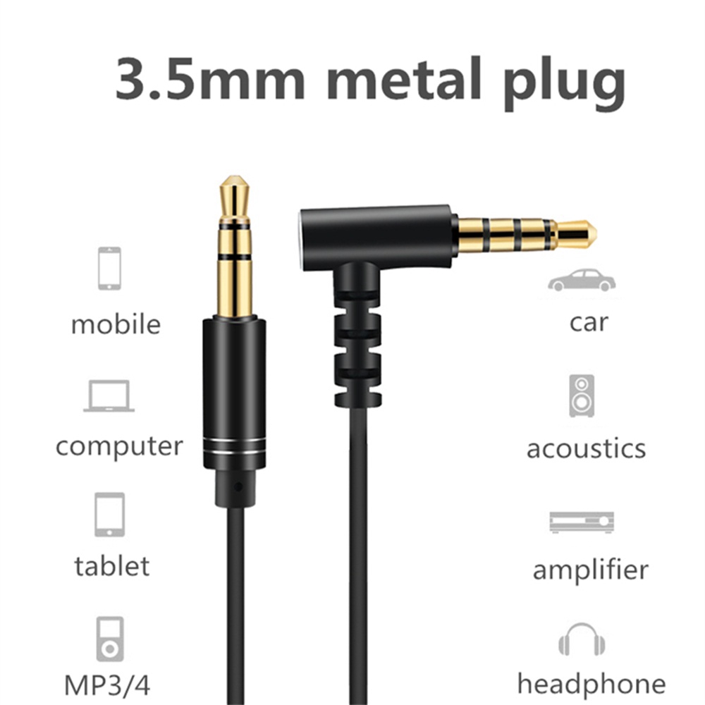 Cáp Âm Thanh Chữ L Jack 3.5mm