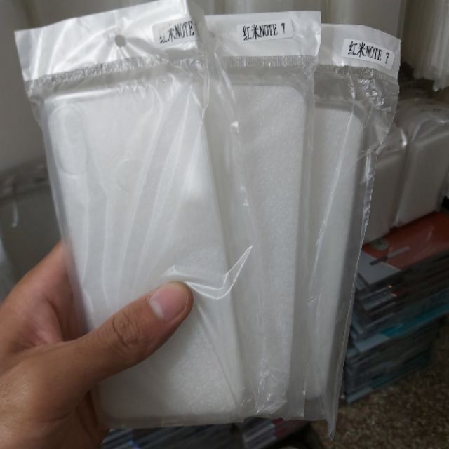 Combo 3 ốp dẻo silicon trong suốt cho xiaomi redmi note 7 cao cấp.