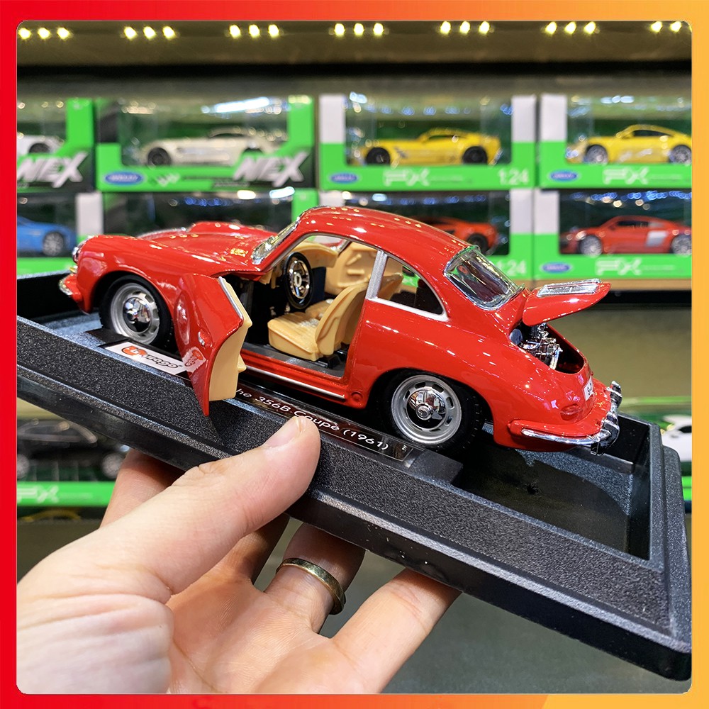 Mô hình xe Porsche 356B Coupe 1961 tỉ lệ 1:24 Bburago