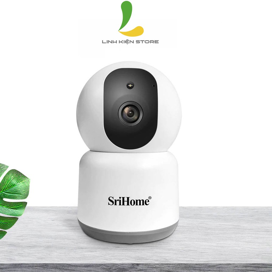 Camera giám sát Srihome SH038 - Quan sát góc 360 độ không góc chết, Có camera quay hồng ngoại, quay màu ban đêm