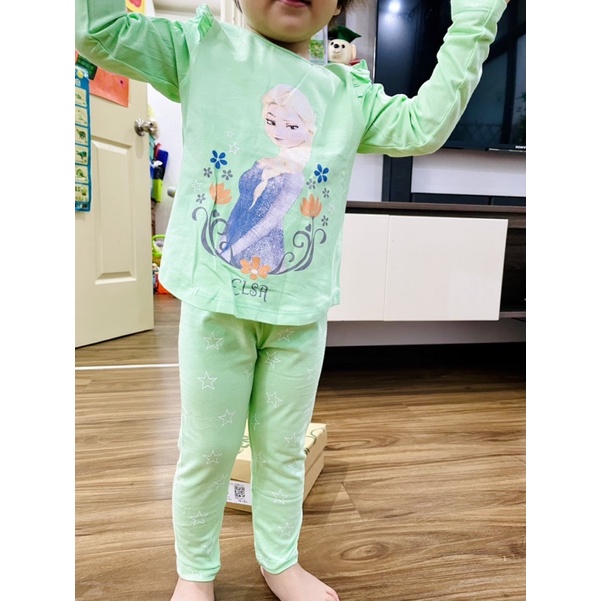 THANH LÝ - Chippo - Bộ quần áo bé gái in hình công chúa Elsa 1-2 tuổi