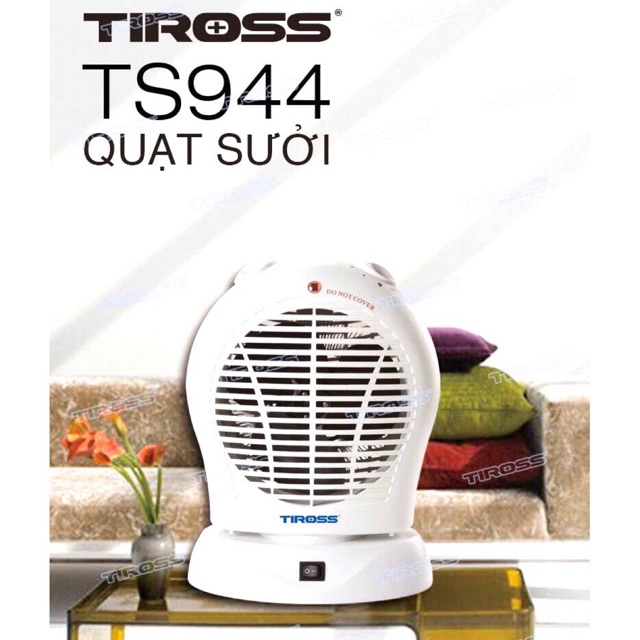 Quạt sưởi Tiross TS944 2 cánh 2000w