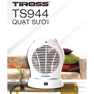 Quạt sưởi Tiross TS944 2 cánh 2000w