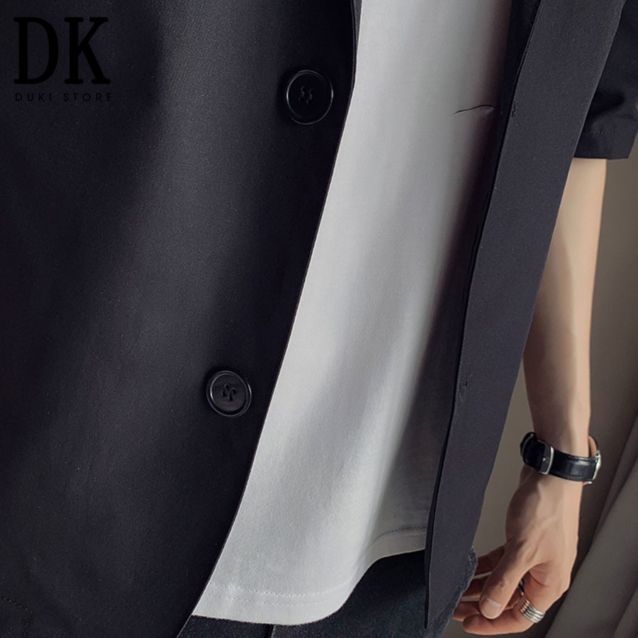 Áo khoác blazer nam ngắn tay ,áo vest nam balzer nam phong cách Hàn Quốc LZB0012 - DUKI STORE
