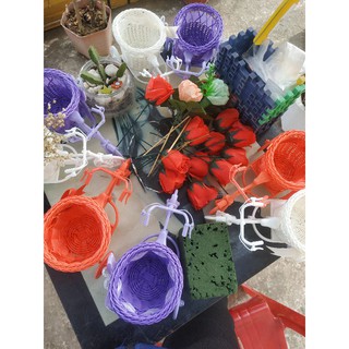 xe đạp giỏ hoa