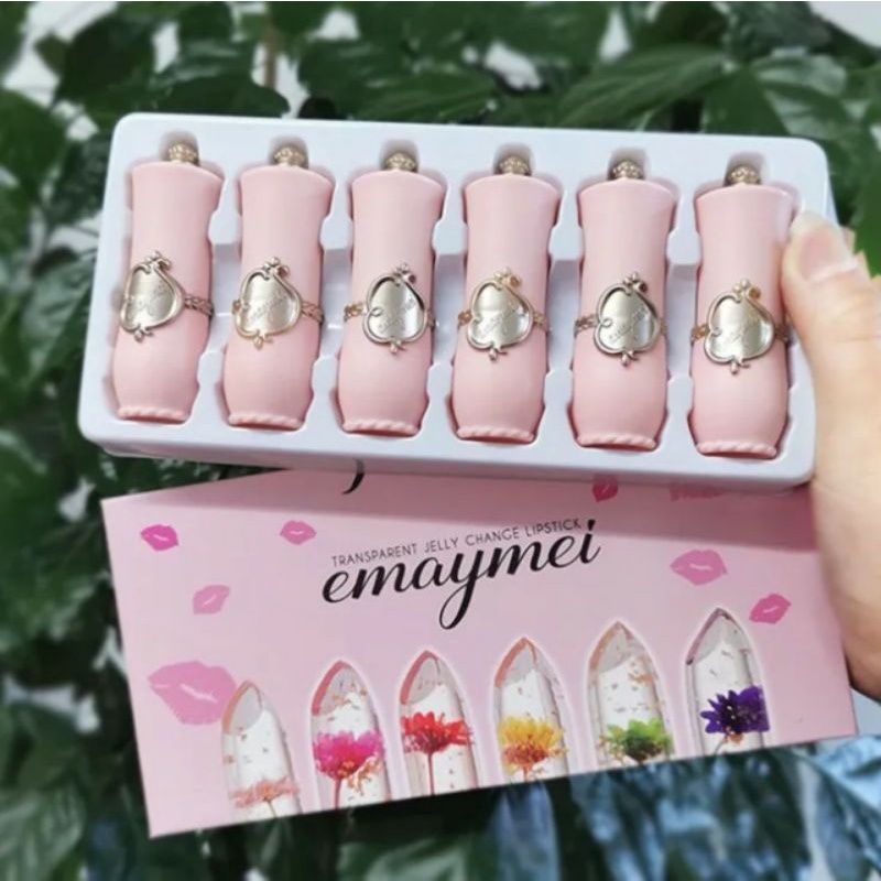 Set sơn môi thay đổi theo nhiệt độ và có mùi thơm của từng loại hoa