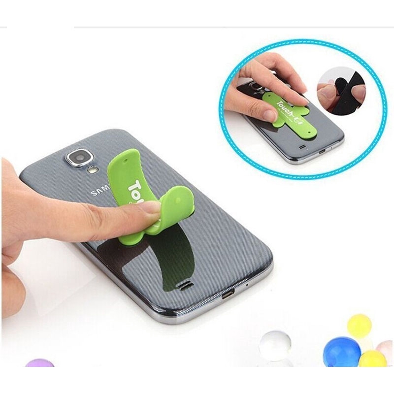 Giá Đỡ Điện Thoại Bằng Silicon Hình Chữ U Đầy Màu Sắc