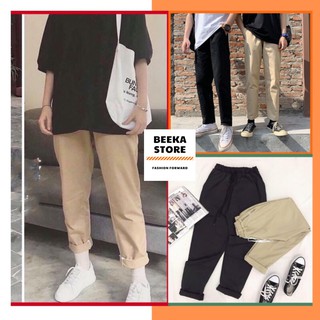 Quần baggy nam nữ kaki unisex, quần baggy kaki nam nữ - BEEKA STORE