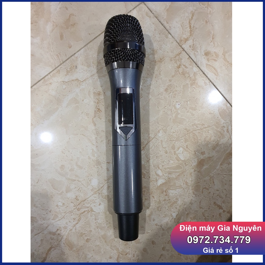 Micro loa kéo UHF   đổi tần số kèm bo mạch dùng để nâng cấp, thay thế mic cũ, hút âm nhạy, hát nhẹ hơi