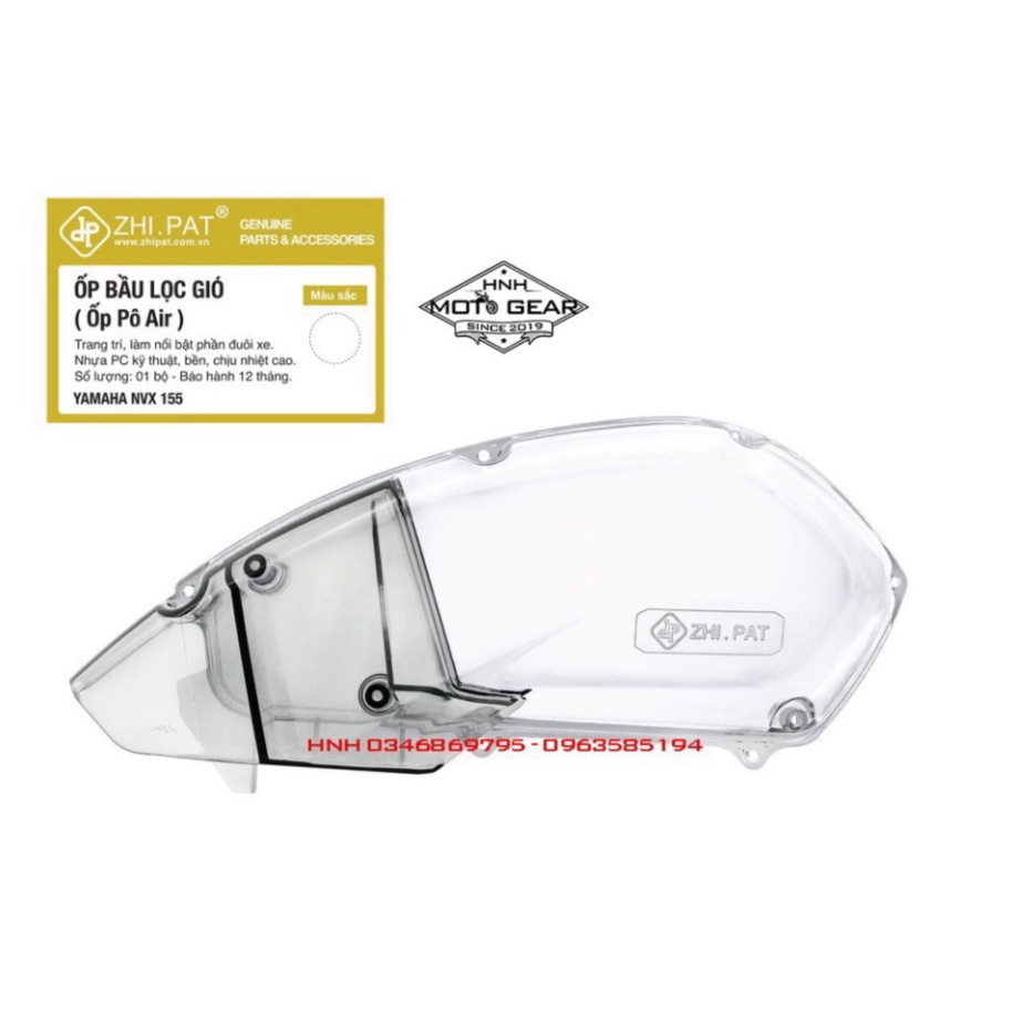 Ốp Pô Air ( E ) Nvx 155 Zhipat Chính Hãng - Trong Suốt