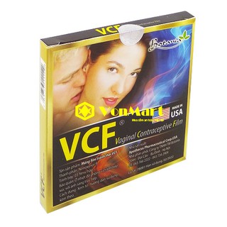 VCF màng philm tránh thai (hộp 3 miếng)