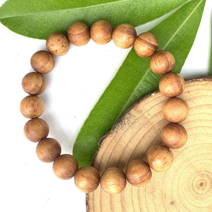Vòng gỗ Huyết Long thấu quang nhập khẩu Châu Âu để mộc 10ly - Trừ tà, giảm tai ương, mang lại may mắn