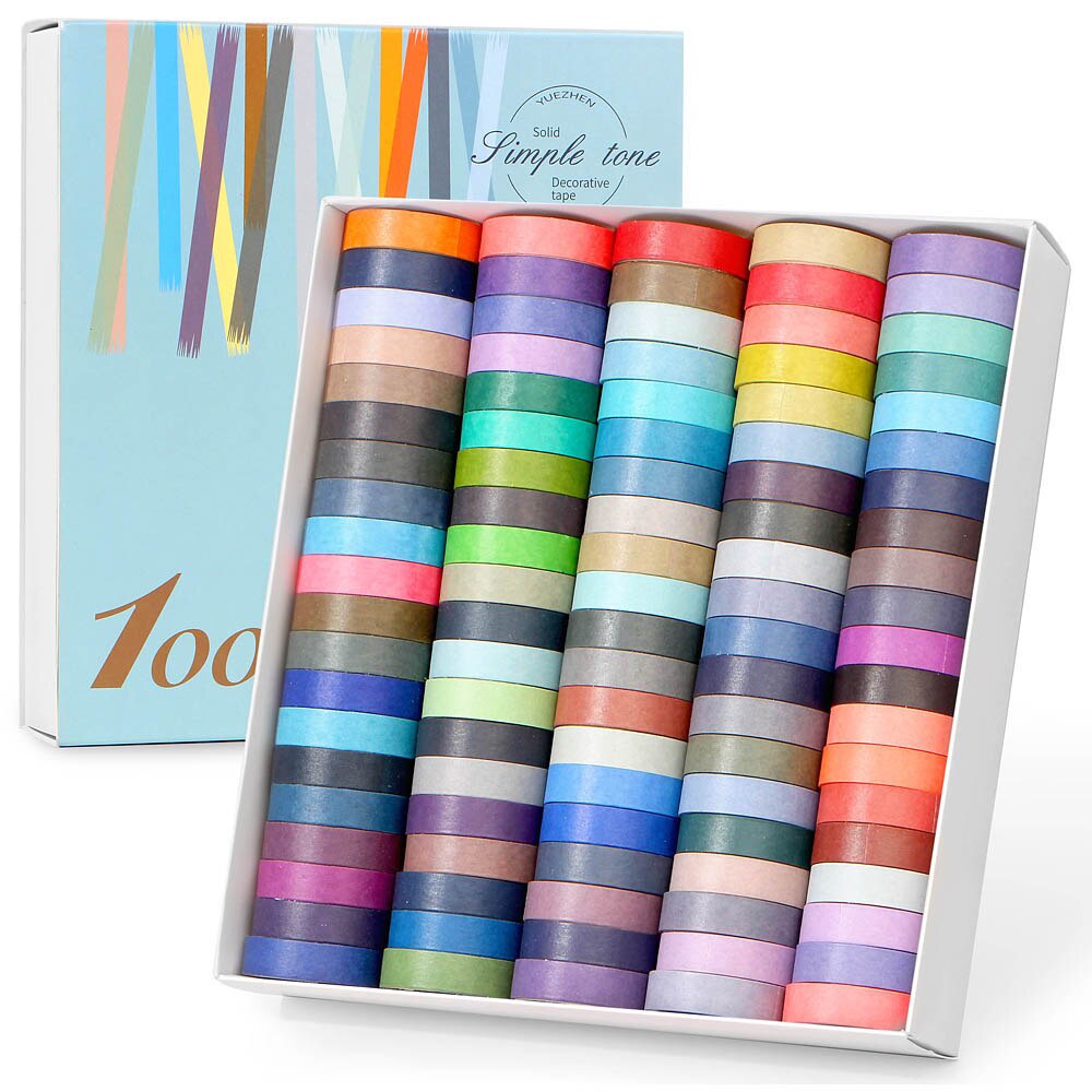 Cuộn Washi Tape Random Màu (1 Cuộn)