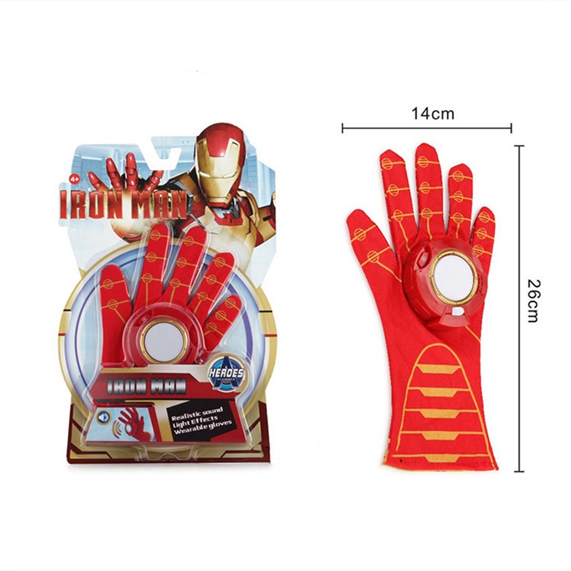 Găng tay hóa trang iron man có đèn led và âm thanh - ảnh sản phẩm 7