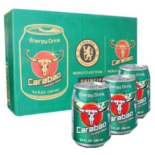 Thùng 24 lon nước tăng lực carabao 250ml/lon nhập khẩu thái lan