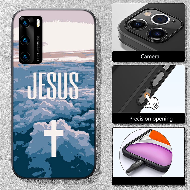 Ốp Điện Thoại Silicon Mềm Hình Chúa Jesus Christ Ne83 Cho Samsung Galaxy A42 A60 A91 A81 A71 A70 A51 A41 A31 A21S M40