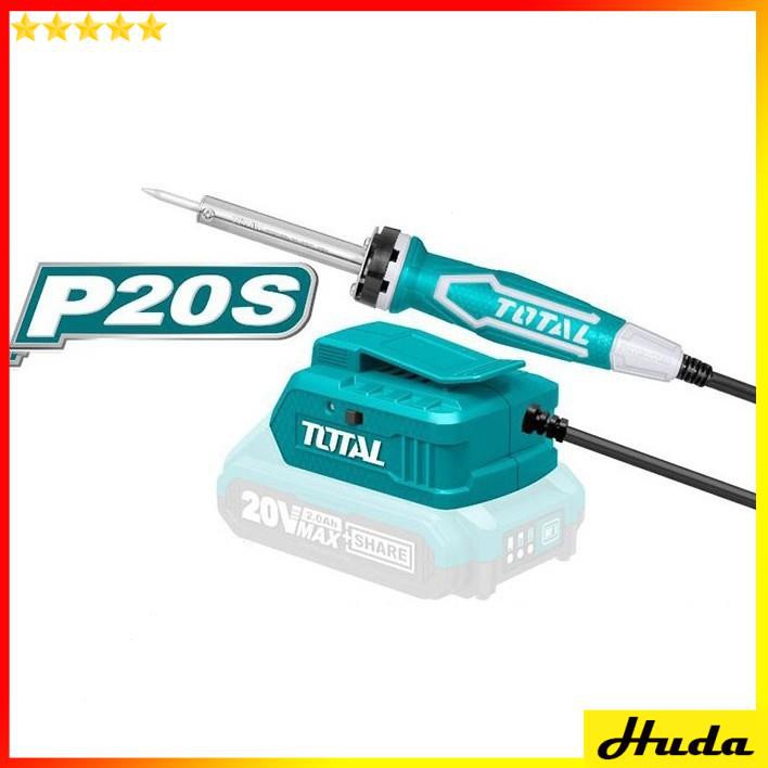 Mỏ hàn chì dùng pin Lithium 20V Total TSILI2001 GỒM 1 PIN,1 SẠC uio