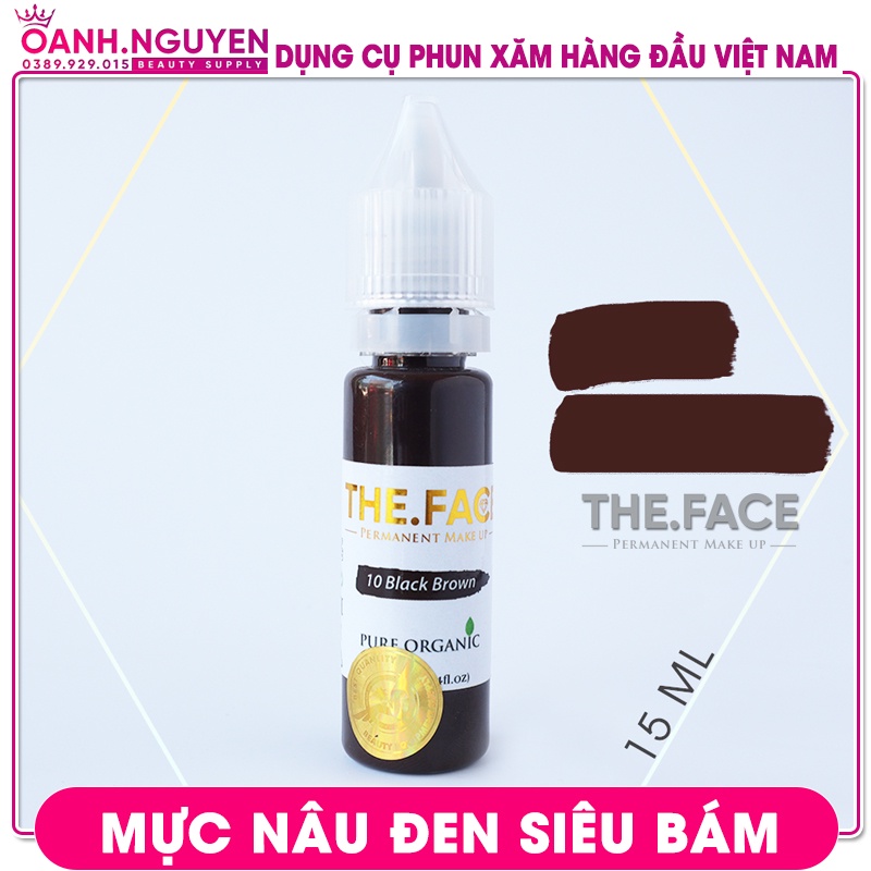 Mực Lông Mày Nâu Đen Siêu Bám