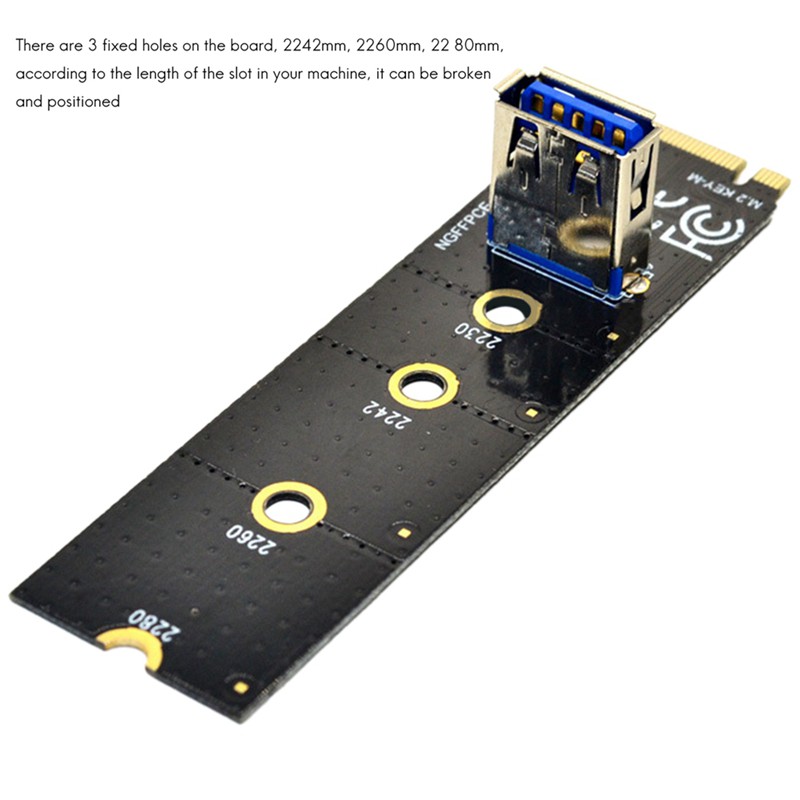 Card Đồ Họa Mở Rộng M.2 Sang Pci-E X16 Ngff + Pcie 1x Sang 16x 6pin Cho Btc Mini | BigBuy360 - bigbuy360.vn