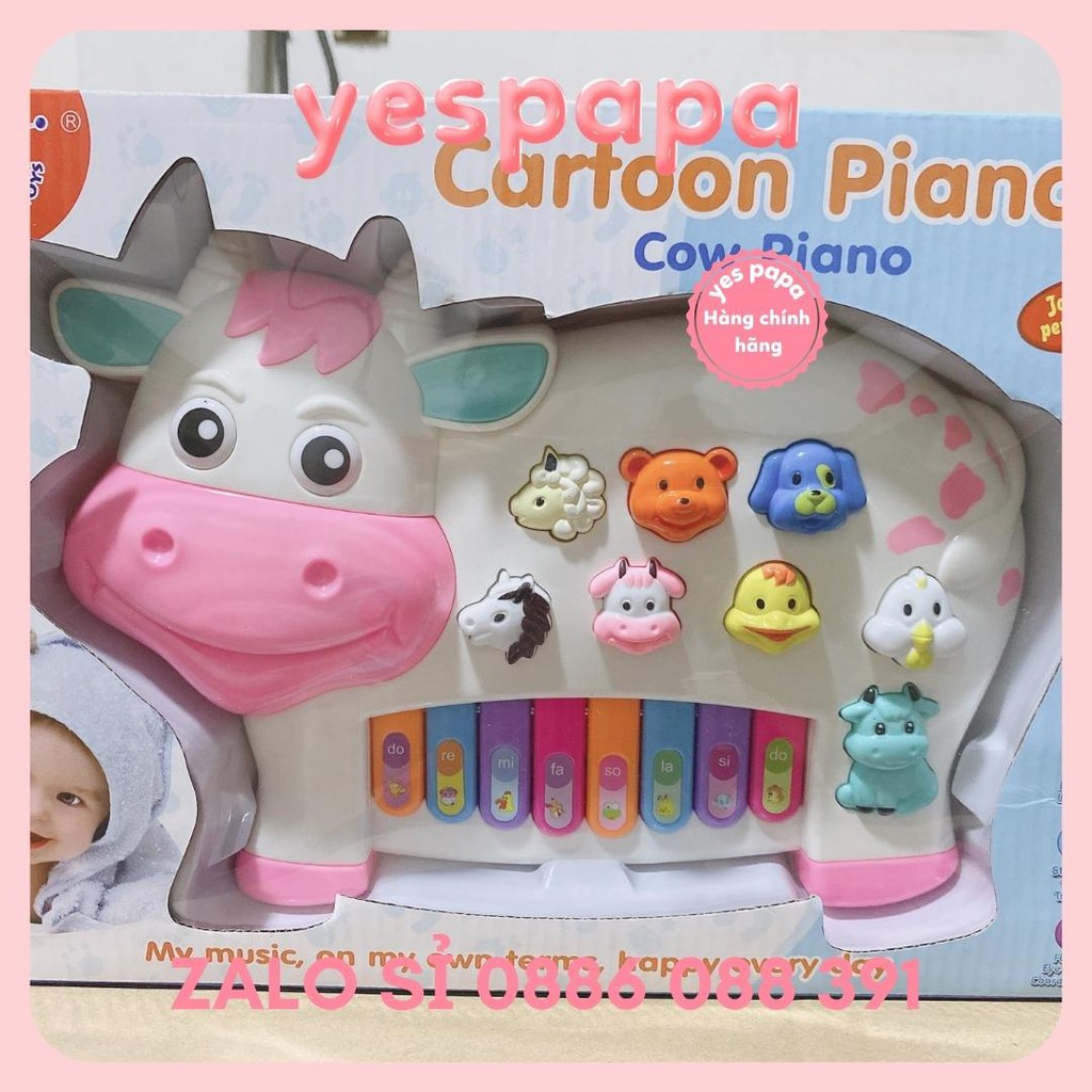 Cartoon Piano - Đồ chơi Piano - Bàn Phím Piano Bé Âm Nhạc