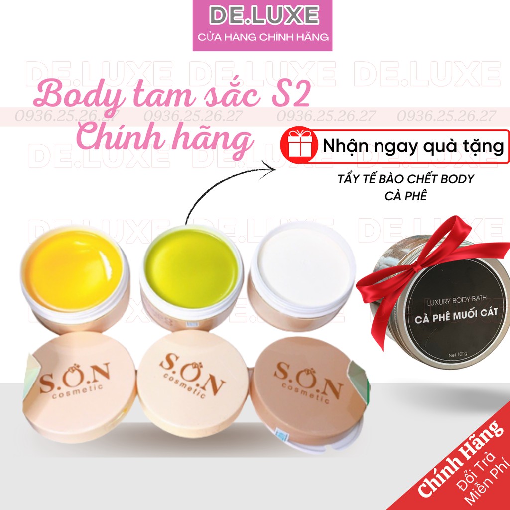 BODY TAM SẮC S2 - Kem body kích trắng tam sắc siêu trắng trong 7 ngày