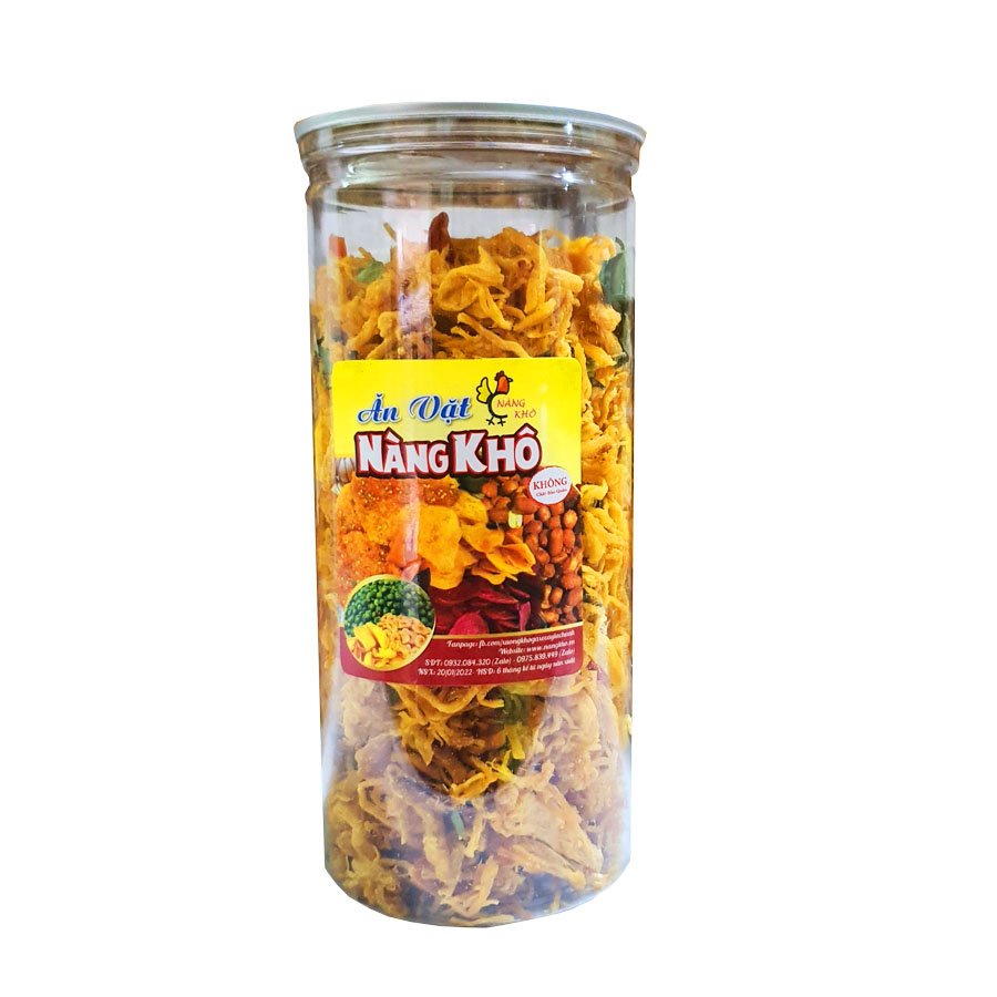 Sỉ 5 Hũ Pet Khô gà lá chanh 300gr | Yotafood