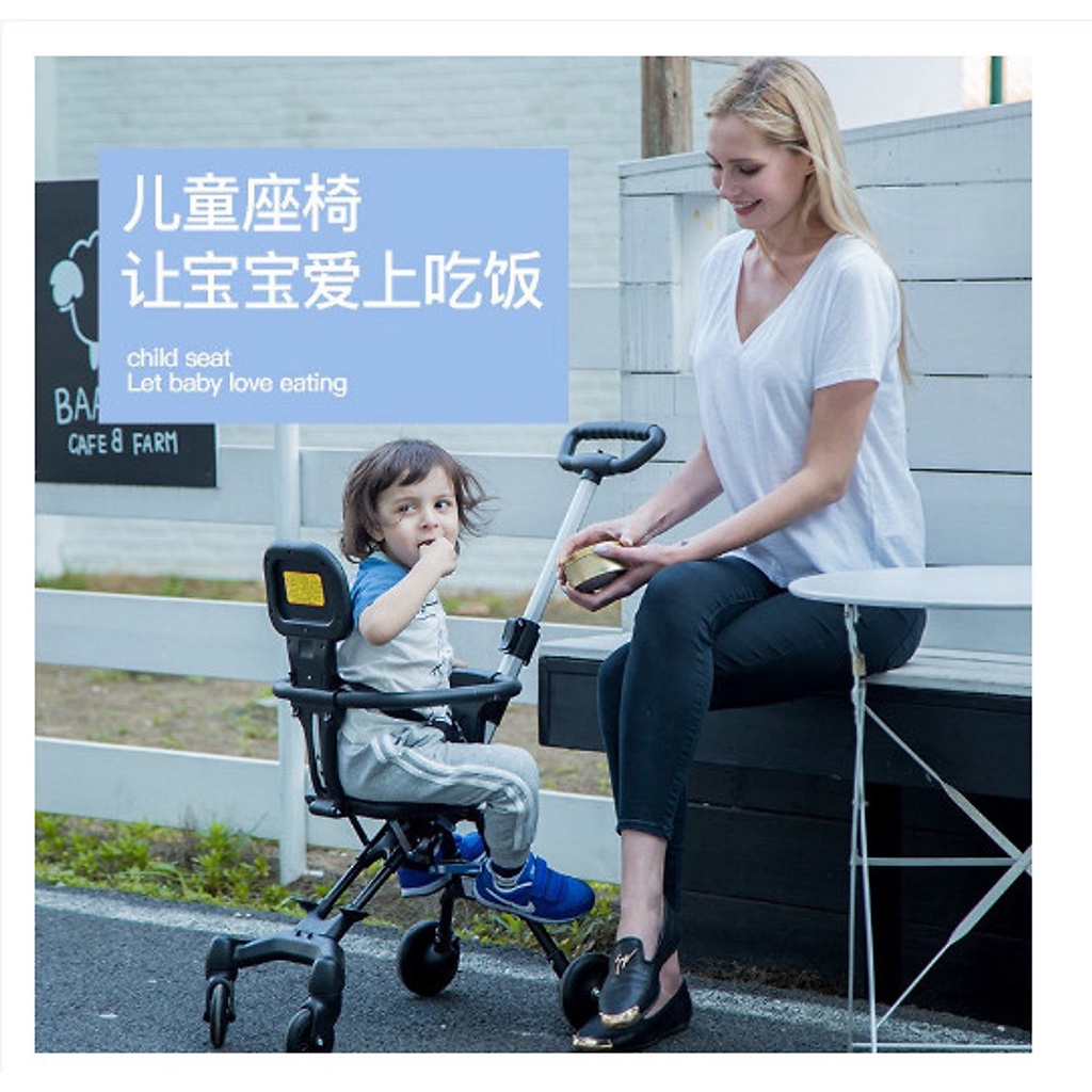 XE ĐẨY GẤP GỌN THÔNG MINH,XE ĐẢY GẤP GỌN 2 CHIỀU KÈM ĐỆM --giá tại xưởng