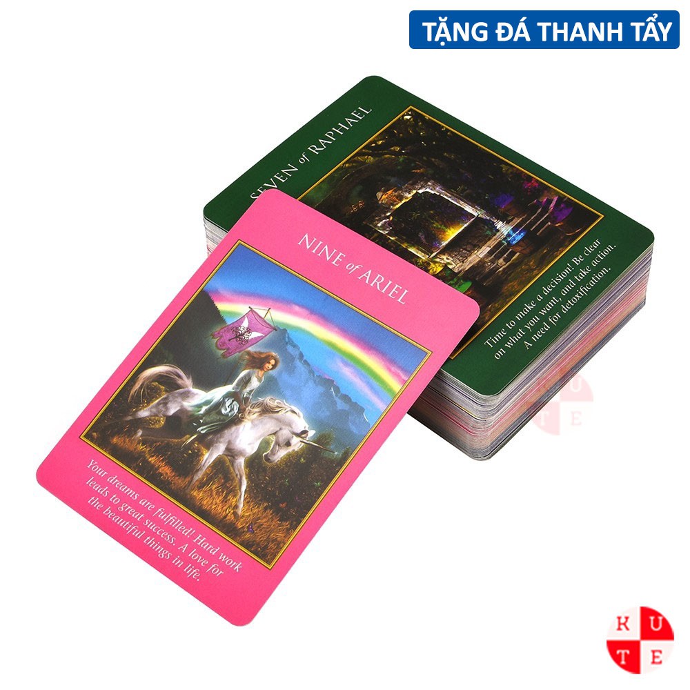 Bài Tarot ArchAngel Power 78 Lá Bài Tặng Đá Thanh Tẩy C53