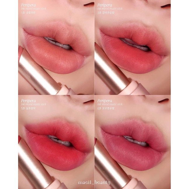 Son thỏi Peripera Ink Mood Matte Stick