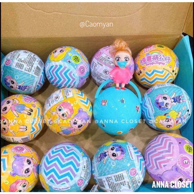 Đồ chơi trứng búp bê cho bé. loại to có quai