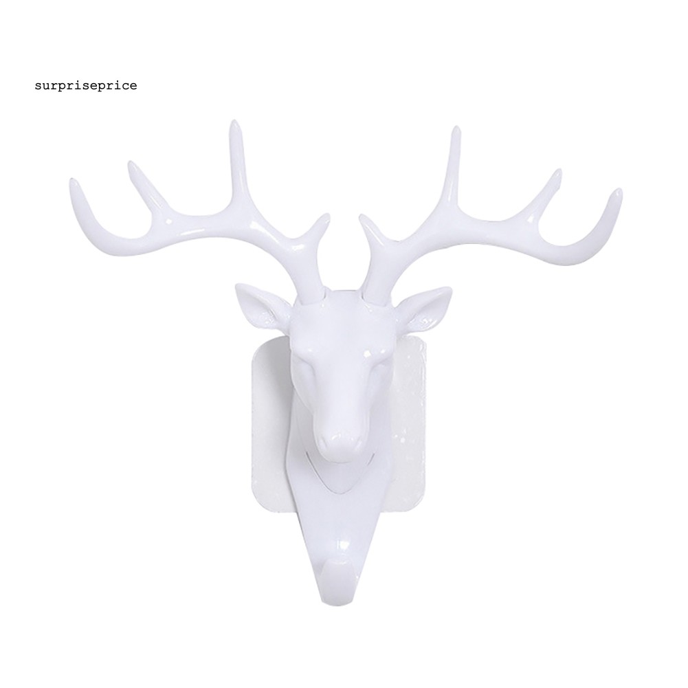 Móc treo đồ gắn tường hình đầu hươu thời trang