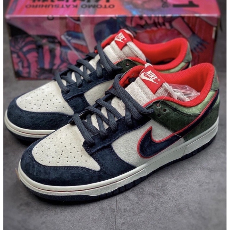 GIÀY SB DUNK LOW OTOMO GREEN BLUE DA LỘN LAI AU
