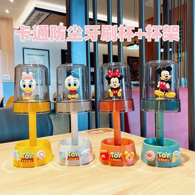 Giá đựng cốc kiêm kệ để bàn chải đánh răng siêu cute