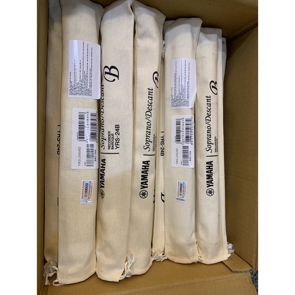 Sáo Recoder YAMAHA YRS-24B chuẩn cho học sinh. Tặng que vệ sinh sáo