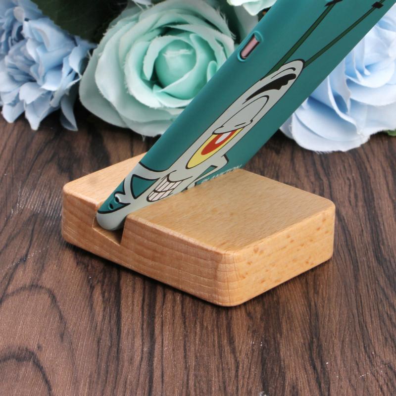 Giá đỡ điện thoại bằng gỗ