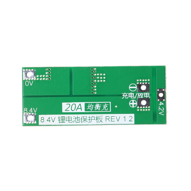 Bảng mạch bảo vệ sạc pin Li-ion Lithium 18650 2S 20A 7.4V 8.4V PCB BMS