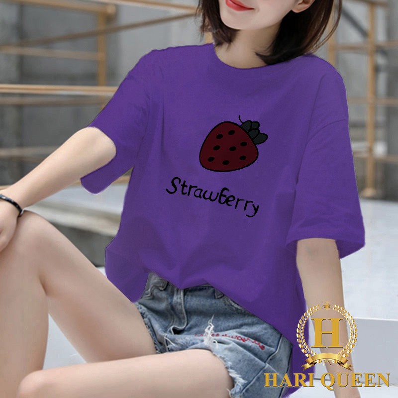 Áo phông quả dâu tây Straw HARI0520