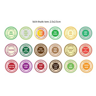 Tem nhân bánh trung thu - tem tròn - 40 tem/tờ