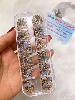 Đá gắn móng tay chân  mix size từ size 4-20