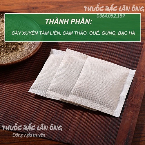 Trà xuyên tâm liên tăng cường sức đề kháng, bảo vệ hệ hô hấp - Thuốc Bắc Lãn Ông