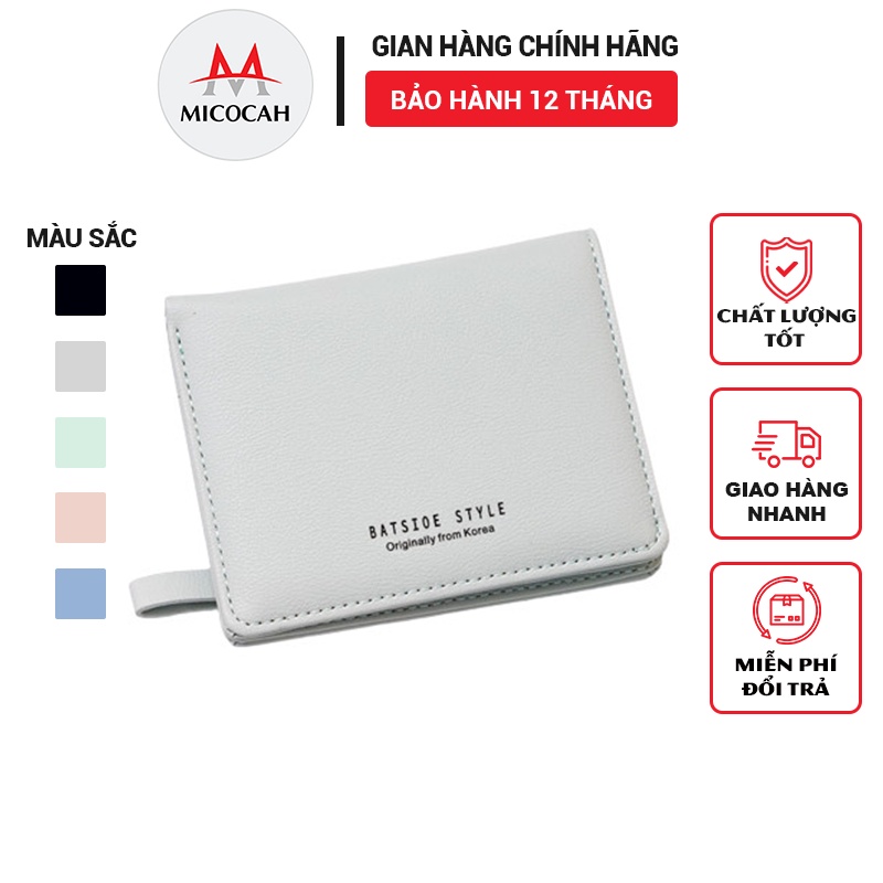 Ví Nữ Mini Cầm Tay FOREVER YOUNG Dáng Vuông Gập 2 Nhỏ Gọn Nhiều Ngăn Tiện Dụng Da Cao Cấp Cực Đẹp FY29 - Micocah Mall