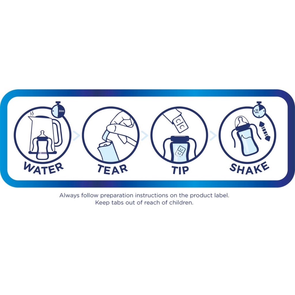 Sữa Aptamil Anh dạng 5 viên 1 thanh số 1 và số 2  - Mokids